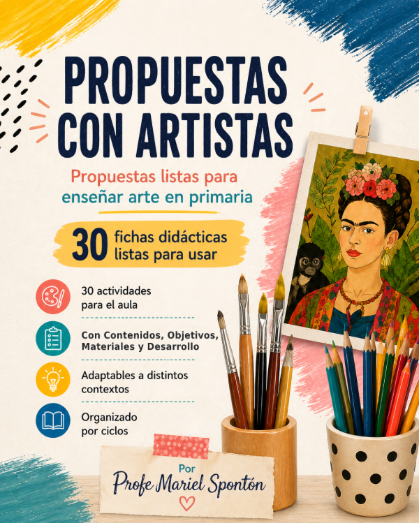 Producto - 30 Fichas Didácticas: Propuestas con Artistas