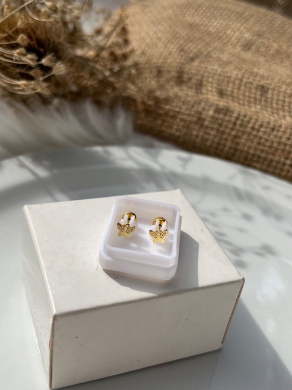 Producto - Abridores de acero Dorado mariposa