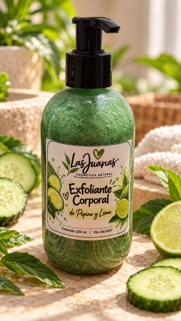 Producto - Exfoliante Corporal de Pepino y Lima