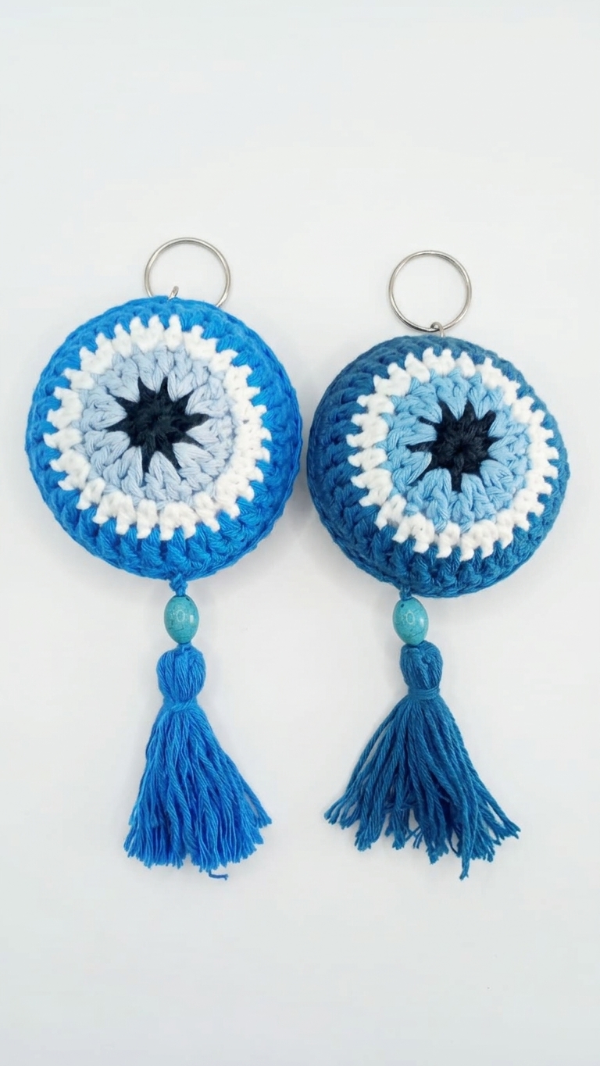Producto - LLAVERO OJO TURCO CROCHET