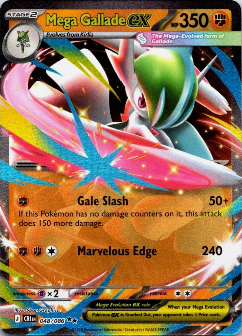 Producto - Mega Gallade ex 048/086 - Chaos Rising