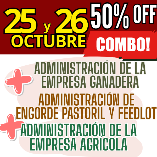 Producto - COMBO 3 CURSOS: Admin Ganadera + Engorde Pastoril y Feedlot + Admin Agrícola - 0