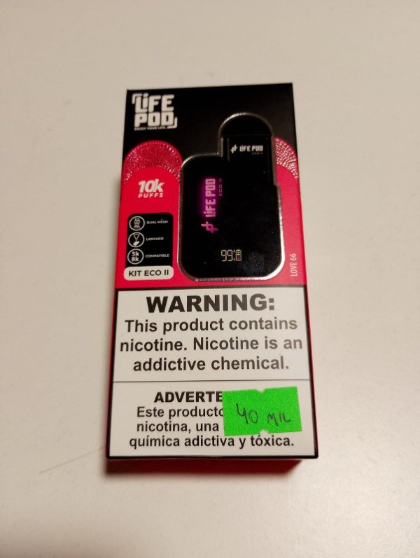 Producto - LIFEPOD KIT 10.000 PUFF "LOVE 66"