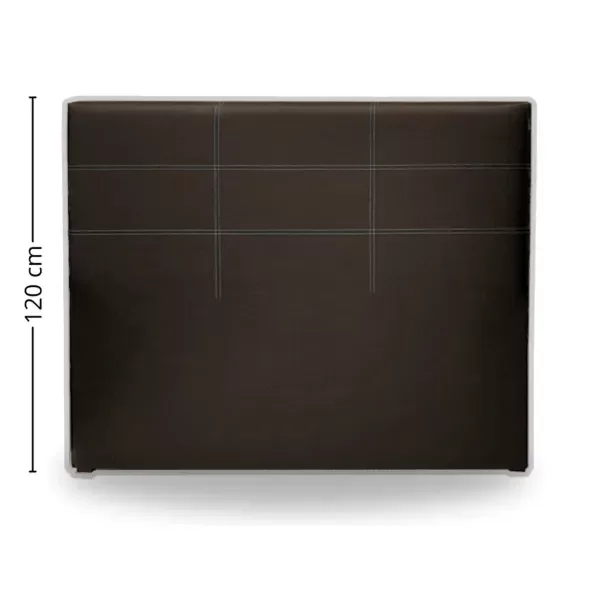 Producto - RESPALDO ECOCUERO LISO PREMIUM 1 plaza y 1 plaza y media (190x80/190x100) - 4