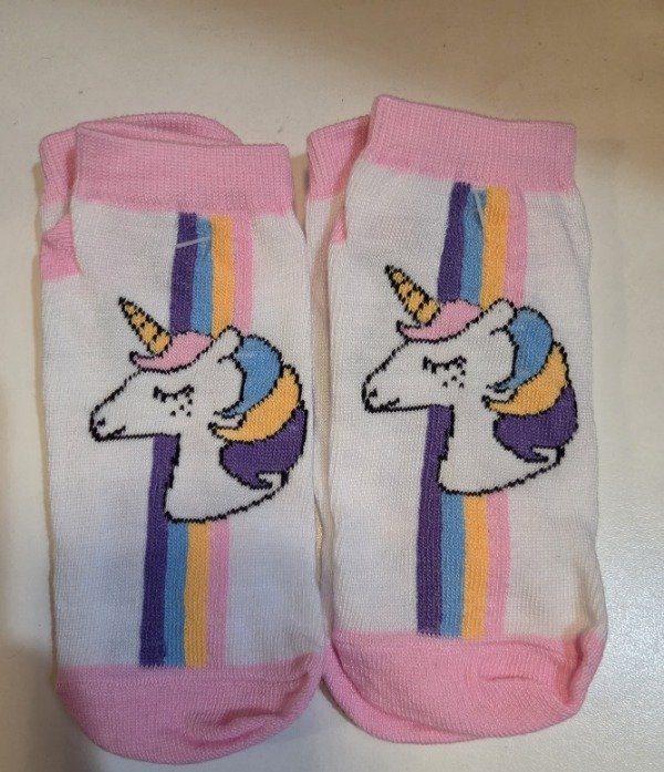 Producto - (UNIDAD ) soquete infantil UNICORNIO  T 25 AL 31