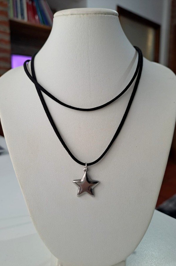 Producto - Choker Cordón Gamuza