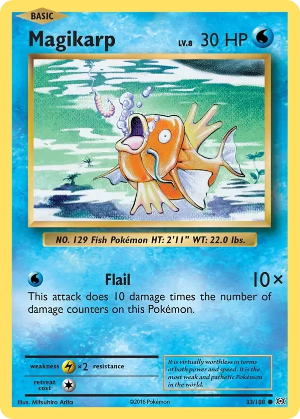 Producto - Magikarp - 33/108 - Evolutions