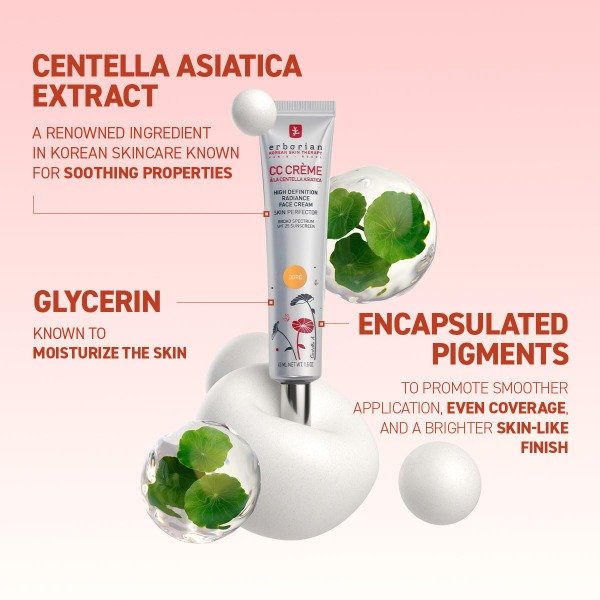 Producto - Erborian CC Cream Color Correcting SPF 25 45ml (2 tonos) - 4