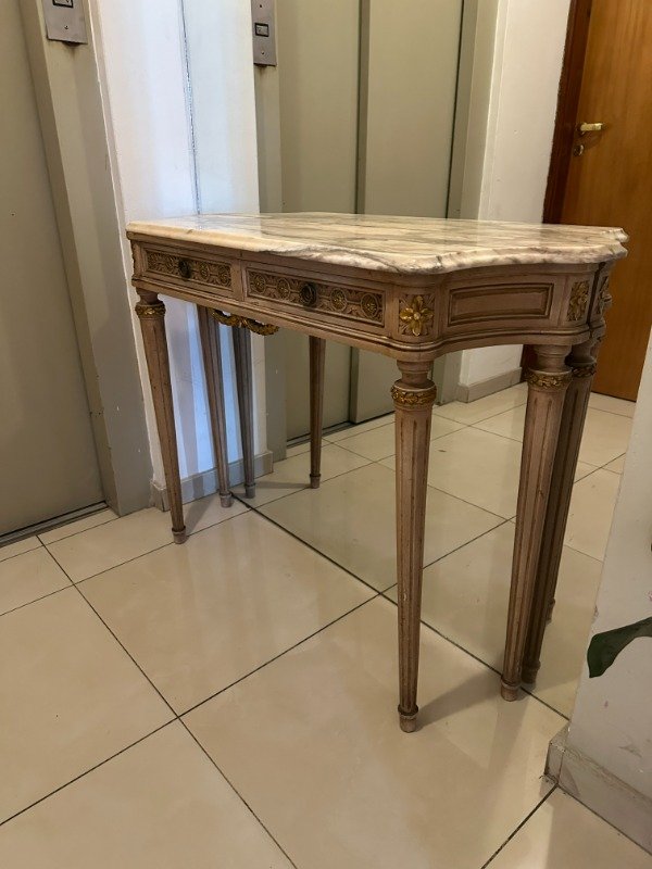 Producto - RECIBIDOR FRANCES 102x27x77 CON MARMOL #12056