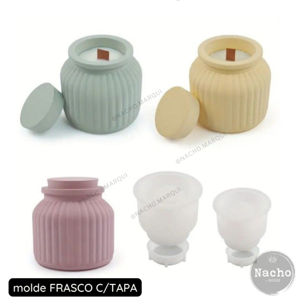 Producto - Molde FRASCO CON TAPA