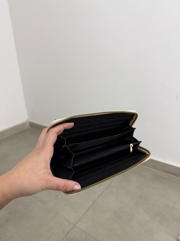 BILLETERA LARGA D BRILLOS ROSEGOLD — imagen 4