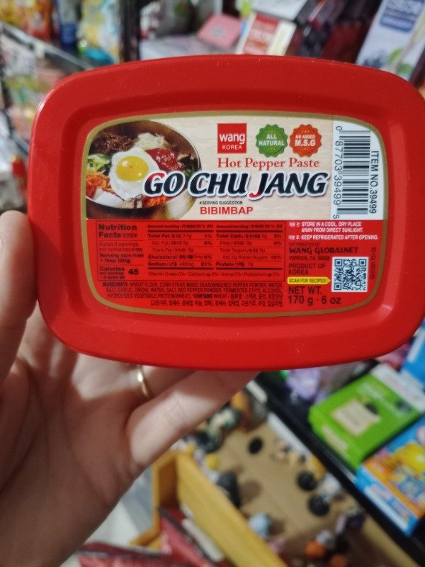 Producto - Pasta gochujang coreana