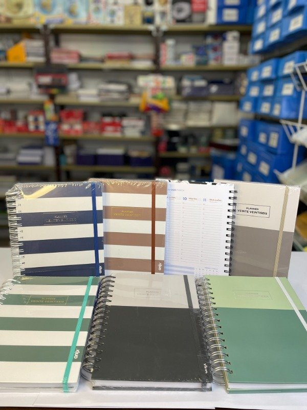 Producto - Agenda Semanal c/espiral R8 - Planner - "Onix"