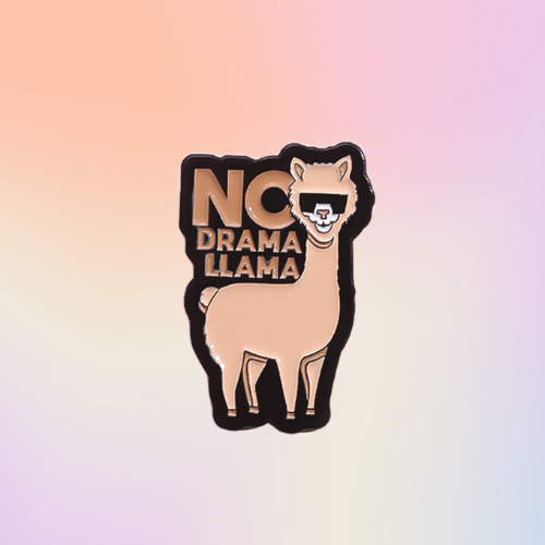 Producto - Pin NO DRAMA LLAMA