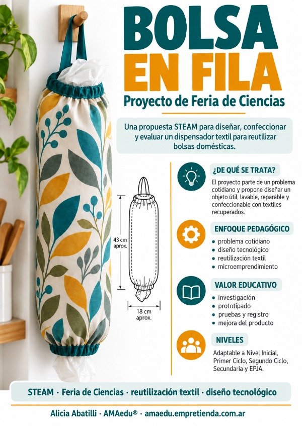 Producto - BOLSA EN FILA - Feria de Ciencias - STEAM - 2