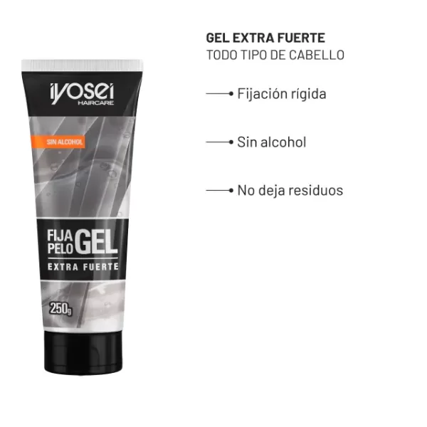 Producto - GEL FIJA PELO - EFECTO EXTRA FUERTE - 250 grs. - 1
