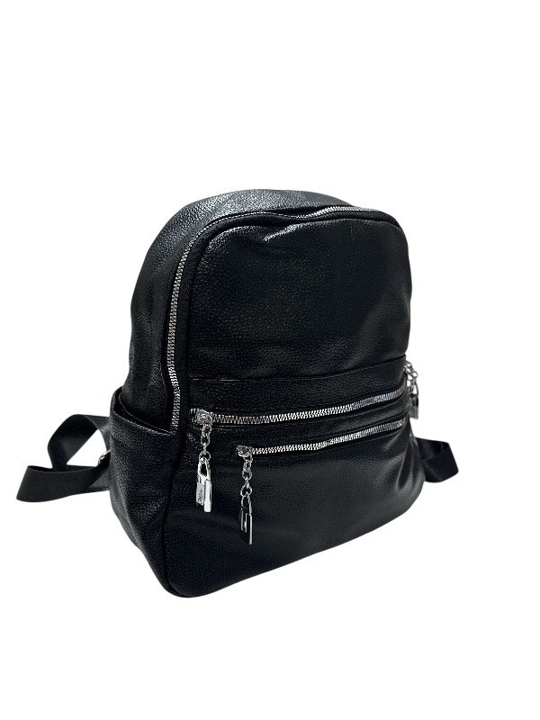 Producto - Mochila eco cuero negra