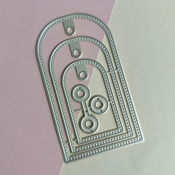 Producto - Troquel tags  redondos cosidos