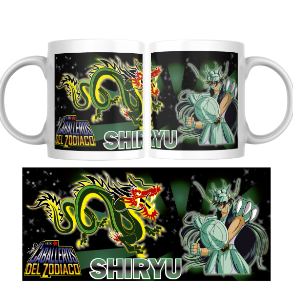 Producto - Taza - Shiryu (Caballeros del zodiaco) - 0