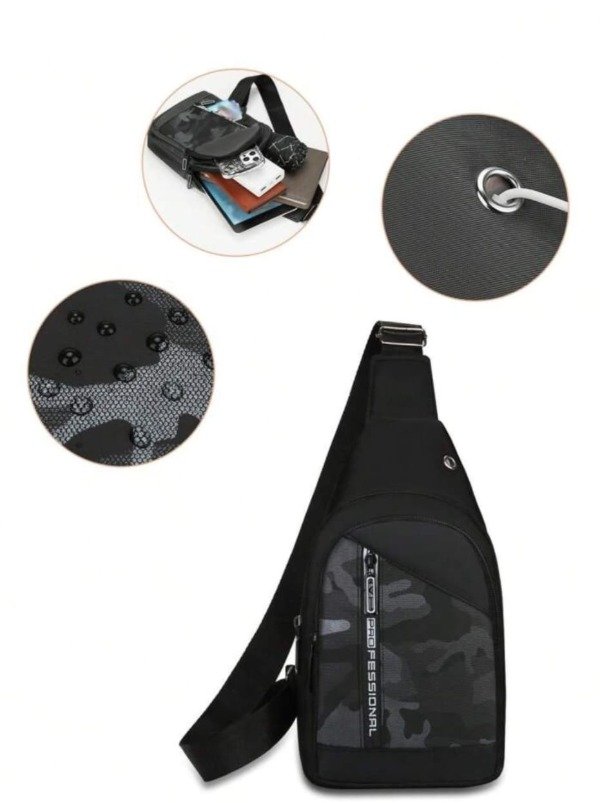Producto - MORRAL CRUZADO CAMUFLADO