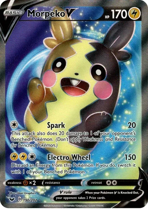 Producto - Morpeko V Full Art - 190/202 - Sword and Shield - Holo
