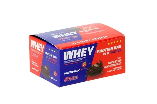 Producto - Barrita de Proteina Chocolate Mervick 21g de Proteina