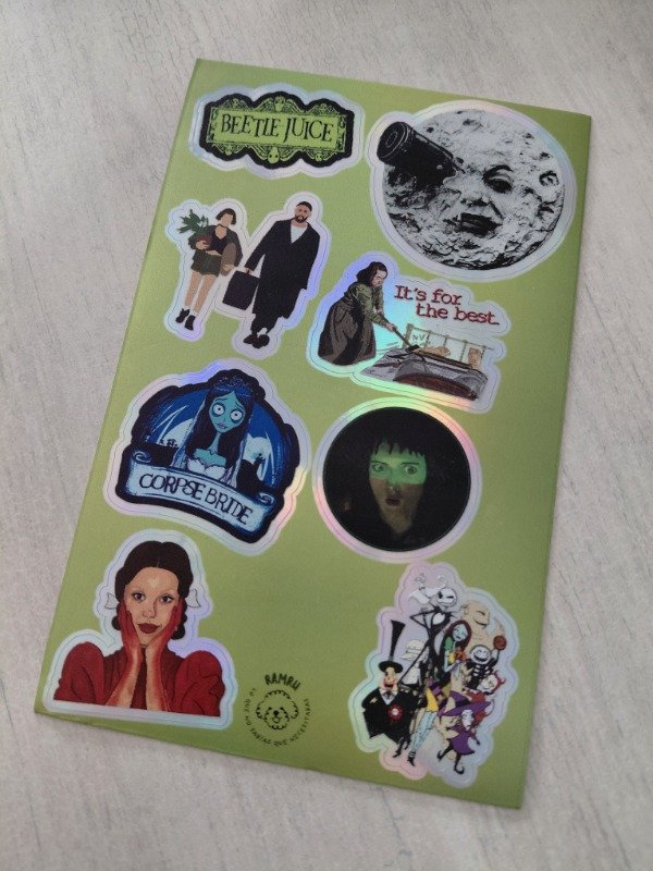 Producto - Planchitas de stickers - Pelis I