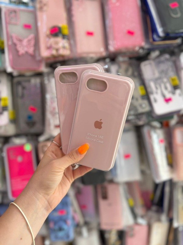 Producto - Silicone case Iphone 16e rosa bebe 2