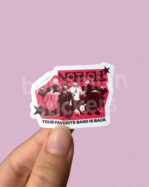 Producto - YOUR FAVORITE BAND IS BACK, 5SOS - Sticker Individuald e 5 Seconds Of Summer