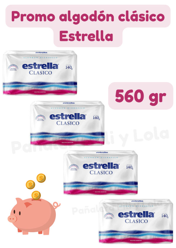 Producto - Promo algodón estrella clásico 560 gr