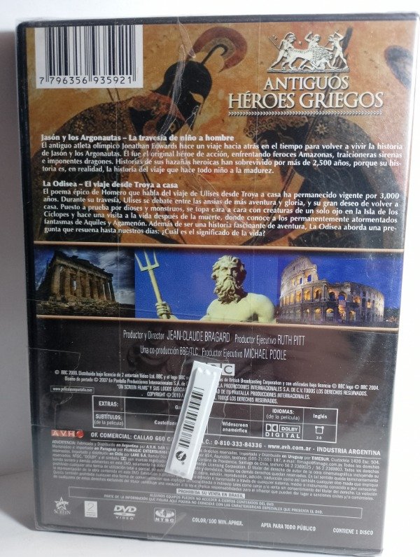 Producto - Antiguos Héroes Griegos - Documentales BBC - DVD - 1