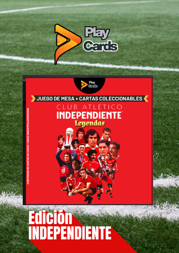 Producto - Juego de mesa Playcards Fútbol Ed.CLUB ATLÉTICO INDEPENDIENTE