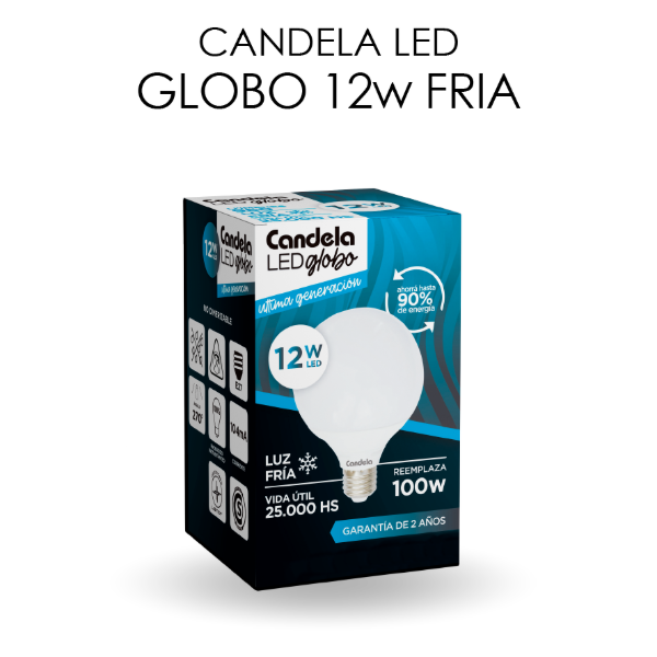 Producto - LAMPARA LED GLOBO 12W L/F - CANDELA