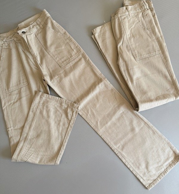 Producto - Wide leg gabardina -beige