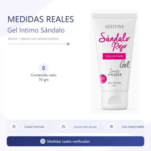 Producto - SensBomb Lub (sandalo rojo) - 5