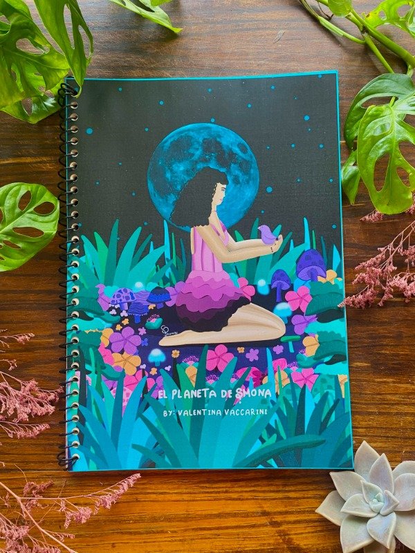 Producto - Cuaderno A4 Pentagramado, hoja ecológica : "Magia"
