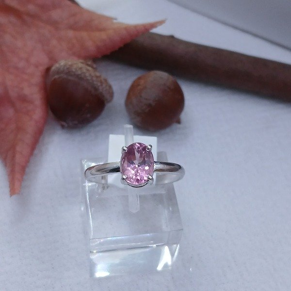 Producto - Anillo turmalina rosa n19