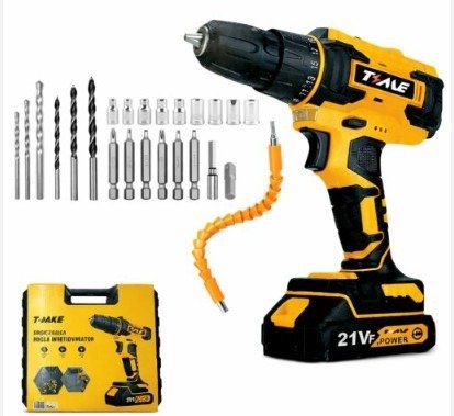 Producto - TALADRO INALAMBRICO 2 BATERIAS 21V T-130405 C-59509