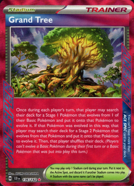 Producto - Grand Tree - 136/142 - Stellar Crown - Holo