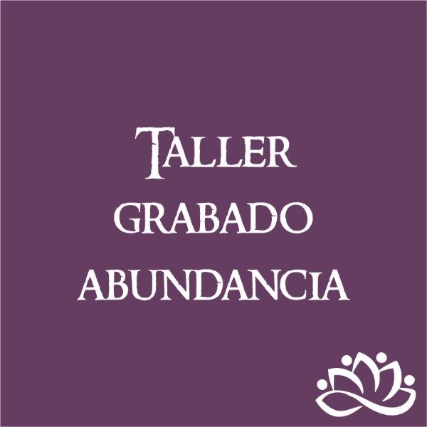 Producto - Taller Grabado Abundancia