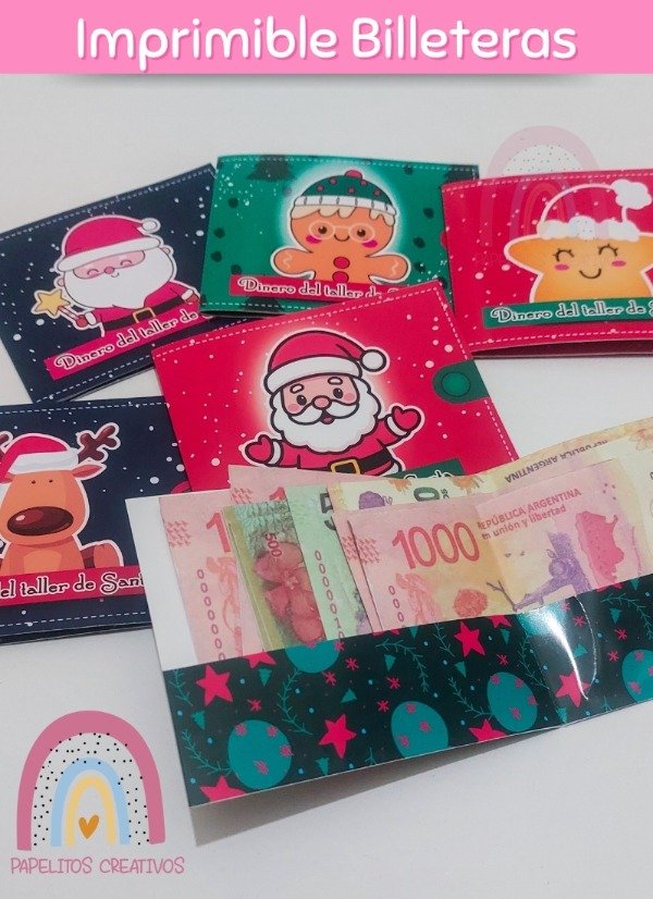 Producto - Billeteras Navideñas del Taller de Santa