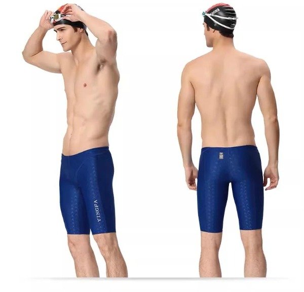 Producto - Traje De Baño Competición Azul Niño/Hombre FINA - 5
