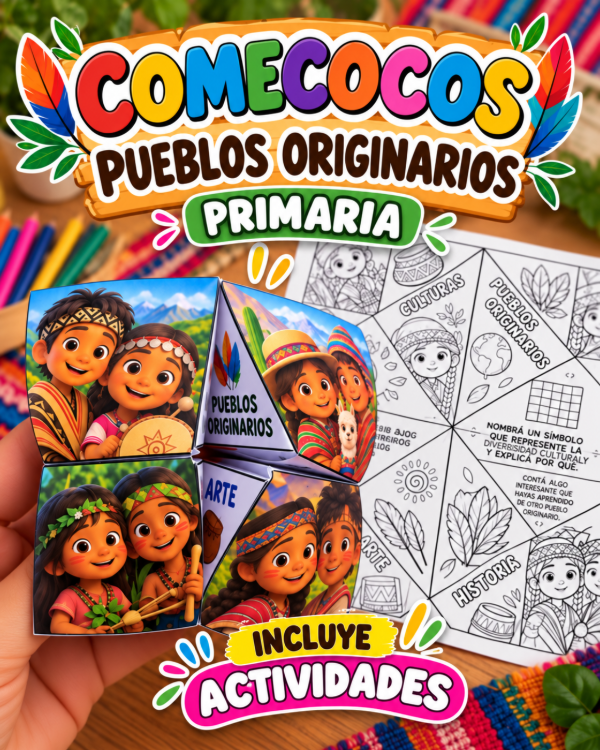 Producto - COMECOCOS DE LA DIVERSIDAD CULTURAL. Primaria