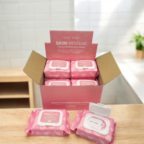 Producto - TOALLITAS DESMAQUILLANTE 12PCS - CITY GIRL