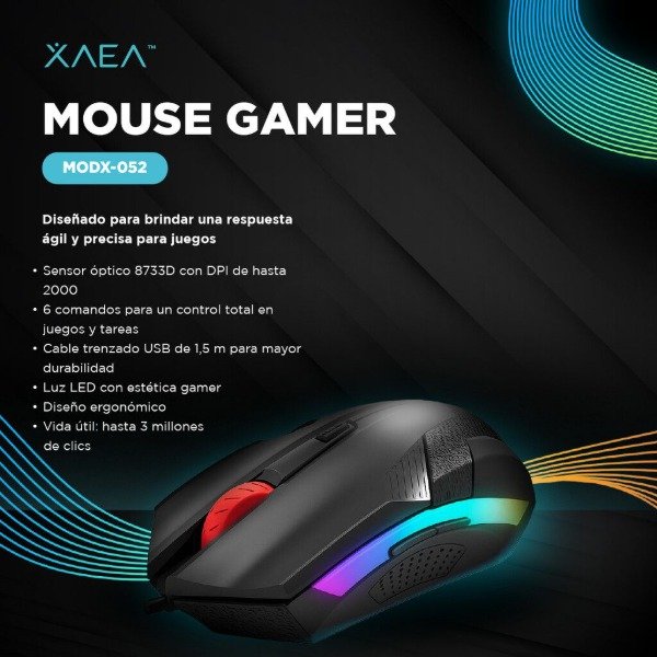 Producto - Mouse gamer XAEA Y-Wing - 0