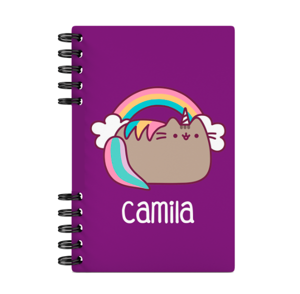 Producto - Cuaderno Pusheen 200 hojas A5 Personalizado