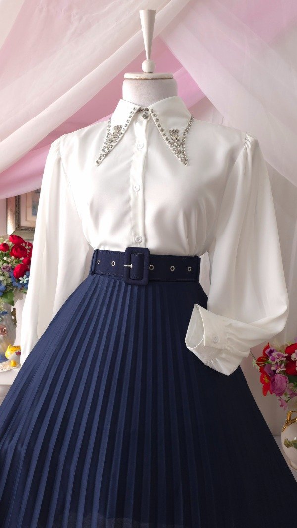 Producto - Camisa Cristal Blanca! IMPORTADA NUEVA - 4