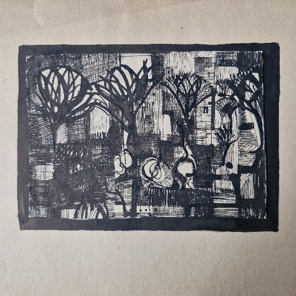 Producto - Pérez, Elba - Dos tintas abstractas
