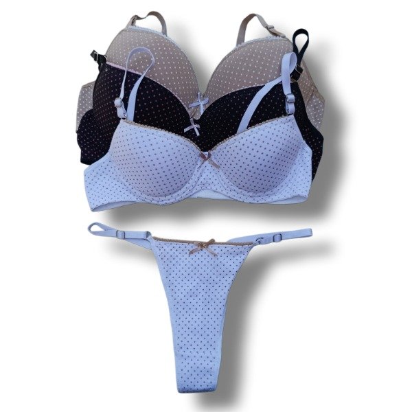 Producto - Conjunto Algodón Armado Miaylen Puntitos
