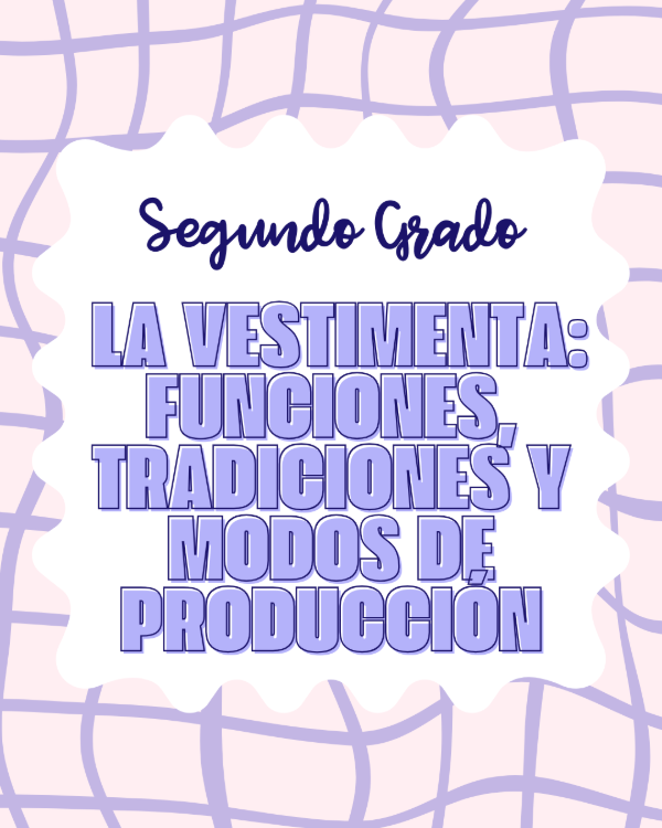 Producto - La Vestimenta: funciones, tradiciones y modos de producción